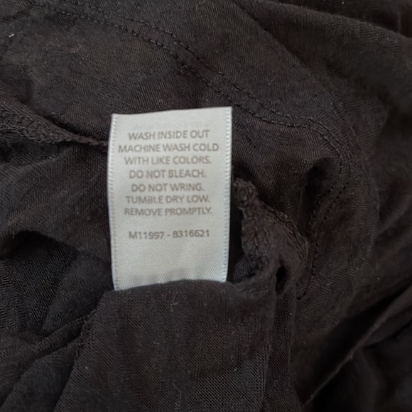 Balance Collection black see-through swimsuit coverup with hood. Medium - Picture 8 of 8